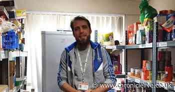 Syrian refugees support County Durham make NHS scrubs and work in foodbank