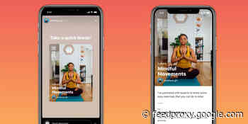 Instagram launches ‘Guides’ starting with well-being focused collection