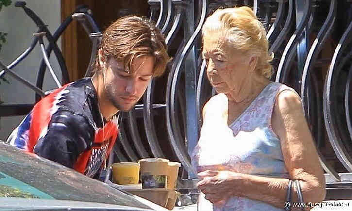 Cameron Dallas Picks Up Iced Drinks with His Grandma