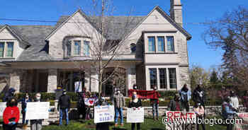 Toronto renters are now staging protests outside the mansions of their landlords - blogTO
