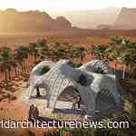 ‘Otherworldly’ desert used for Star Wars gets 3D printed space age pavilion