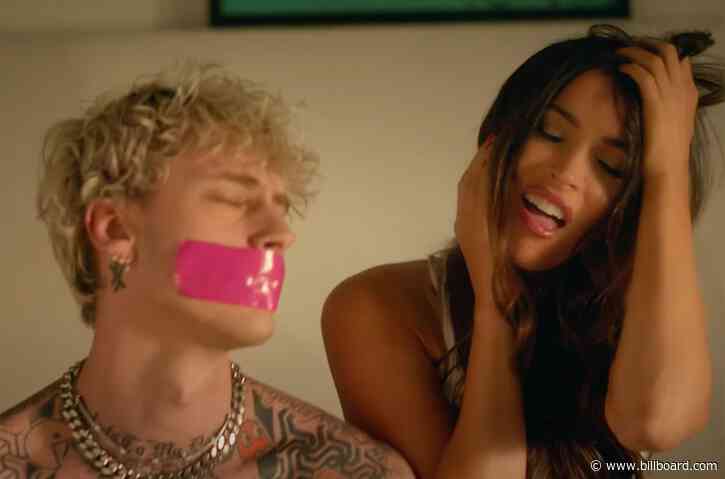 Machine Gun Kelly Becomes Megan Fox’s ‘Bloody Valentine’ in Cheeky New Video: Watch