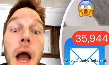 Chris Pratt's son Jack 'gasped' at his 35k unread emails