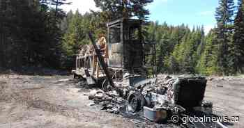 Trans Mountain equipment destroyed in suspected act of vandalism: Merritt RCMP