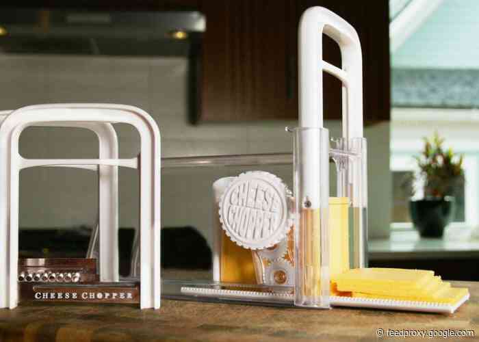 Cheese Chopper cuts and stores your favorite cheese with ease