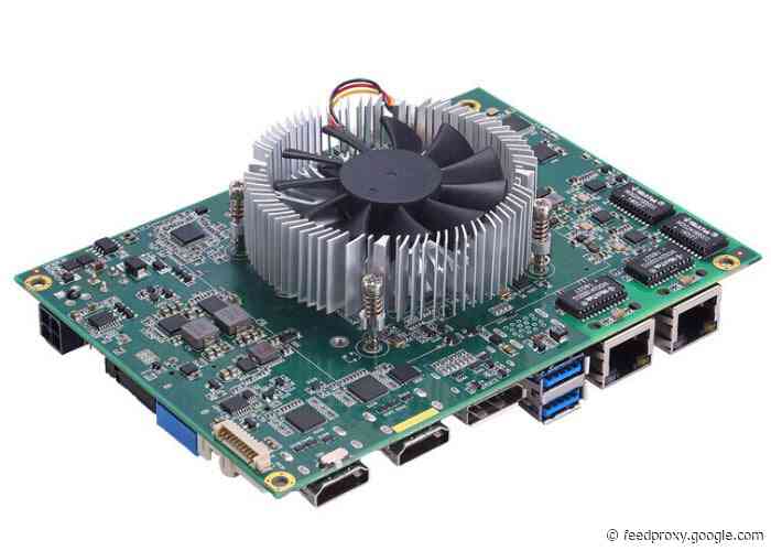 AxiomTek QuadView CAPA13R mini PC powered by AMD Ryzen Embedded V-series CPU