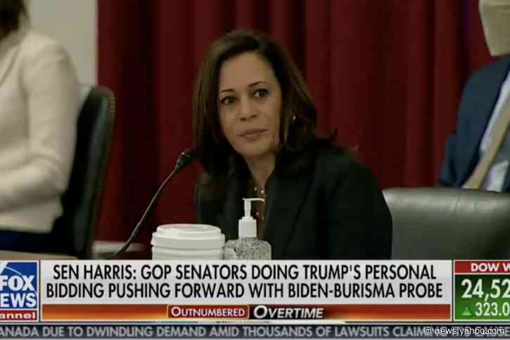 Kamala Harris shames senators for &#39;doing the president&#39;s personal bidding&#39; and approving Hunter Biden subpoena