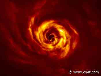 Astronomers get first look at a baby planet being born     - CNET