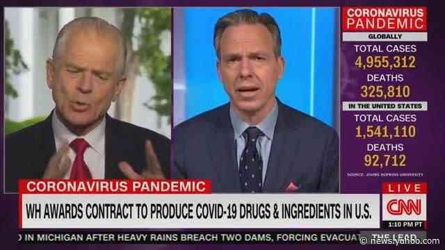 CNN’s Jake Tapper Confronts Trump Aide Peter Navarro on His Anti-CDC Remarks