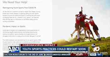 County sends plan to resume youth sport practices to Gov. Newsom - 10News