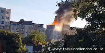 Deptford tower-block blaze brought under control after full evacuation