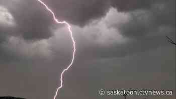 Lightning strike sparks house fire