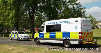 Police seal off park after two men found seriously injured