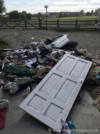 Car and house doors among hoard of rubbish dumped in Breightmet by fly-tippers