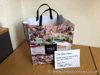 Paddy McGuinness donates M&S lunch to Bolton Royal Hospital