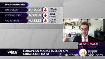 European markets slide on grim econ. data