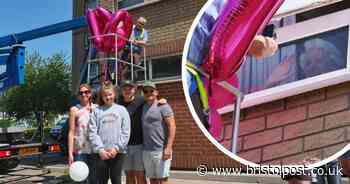 Family hire cherry picker for 100-year-old's birthday surprise