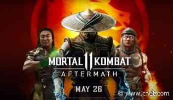 Mortal Kombat 11 Aftermath DLC launch trailer brings story hints, RoboCop Fatality     - CNET
