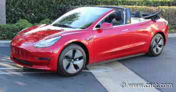 Tesla Model 3 convertible is your Roadster holdover     - CNET