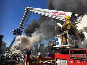 Firefighters dealing with large waste fire in Felling, Gateshead - The Northern Echo