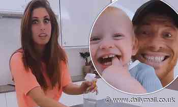 Stacey Solomon re-enacts Jaws scene in a bid to cheer up Joe Swash after grandmother's death