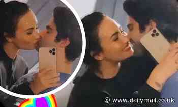 Demi Lovato calls her boyfriend Max Ehrich 'magic' as she shares a smooch with him