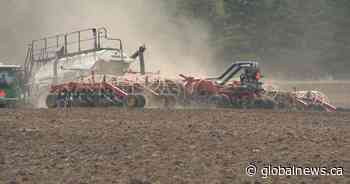 Spring seeding on par with five-year average for Saskatchewan producers