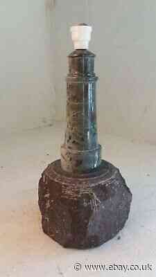 Cornish Serpentine Lighthouse Lamp  , ref 24