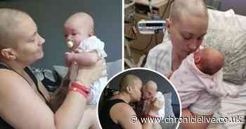 Joy for County Durham mum diagnosed with leukaemia at 29 weeks pregnant as she is given all clear - Chronicle Live