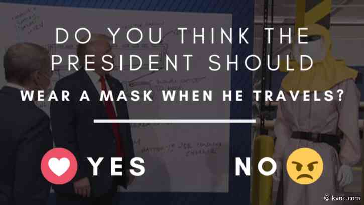 President Trump visits Ford Motor plant in Michigan maskless