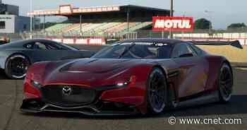 Mazda RX-Vision GT3 imagines a gorgeous race car for Gran Turismo     - CNET