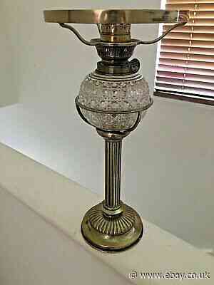 RARE EDWARDIAN OIL LAMP TROPHY AGECROFT REGATTA 1903 MAIDEN SCULLS H C LOWE