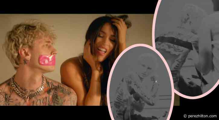 Megan Fox & Machine Gun Kelly Wear Nothing But Towels (Barely) In Behind-The-Scenes Music Video Footage!