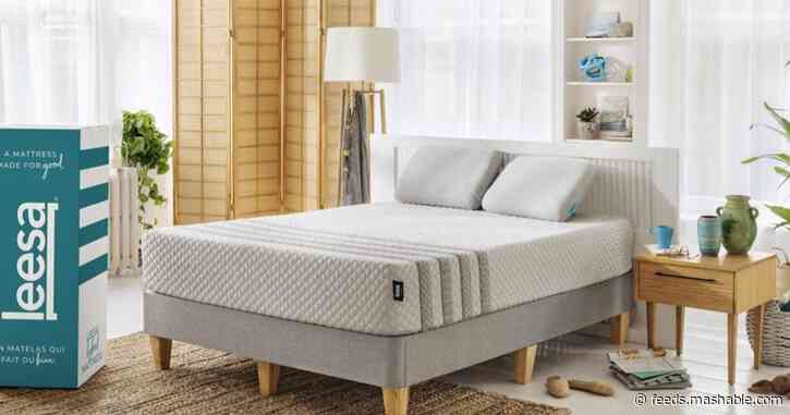 Rest easy with up to $400 off a Leesa mattress during their Memorial Day sale
