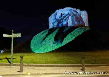 Clap for Carers animation lights-up Clifford's Tower and Minster