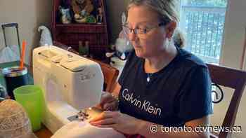 Toronto cancer survivor sews hundreds of masks to keep community safe - CTV News