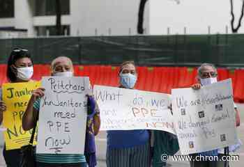 Janitors protest  working conditions affecting them,  the public