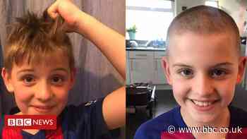 Coronavirus: Boy's charity head shave for Oldham food bank