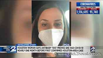 Houston woman believes she had coronavirus nearly a month before the first confirmed case - KPRC Click2Houston