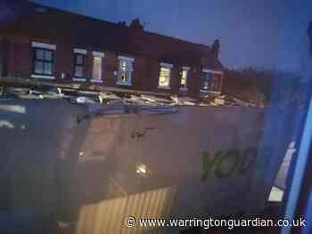 Yodel lorry crashes into railway bridge on Marsh House Lane