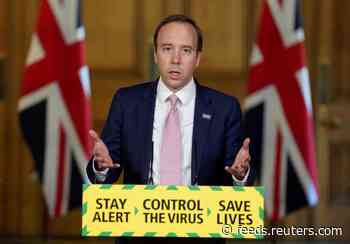 UK test and trace system is on course for June 1: health minister