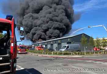 Live updates following fire in Sankey Valley Industrial Estate - Warrington Guardian