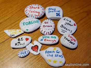 Rocks of Kindness to Brighten The Soo