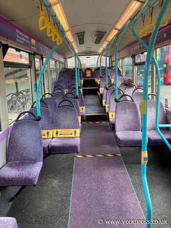 This is what social distancing looks like on York buses