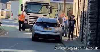 Supermarket blockade man says he's victimised for being English