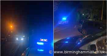 Police swoop as 'erratic' boy racers swarm car park