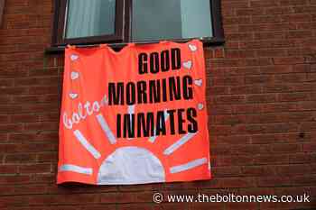 Bolton textile artist displays lockdown banner in Daubhill - The Bolton News