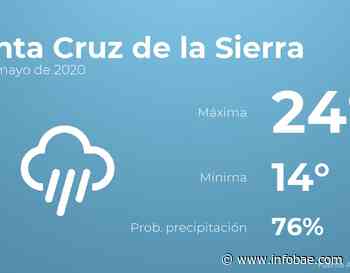 Previsión meteorológica: El tiempo hoy en Santa Cruz de la Sierra, 22 de mayo - infobae