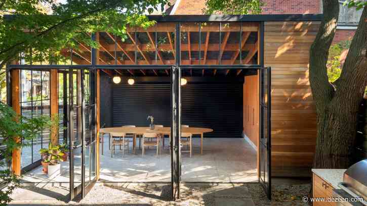 Office Ou turns Toronto garage into glazed workshop, conservatory and space for entertaining guests