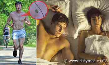 Heartthrob Paul Mescal is spotted on a shirtless jog wearing his famous chain